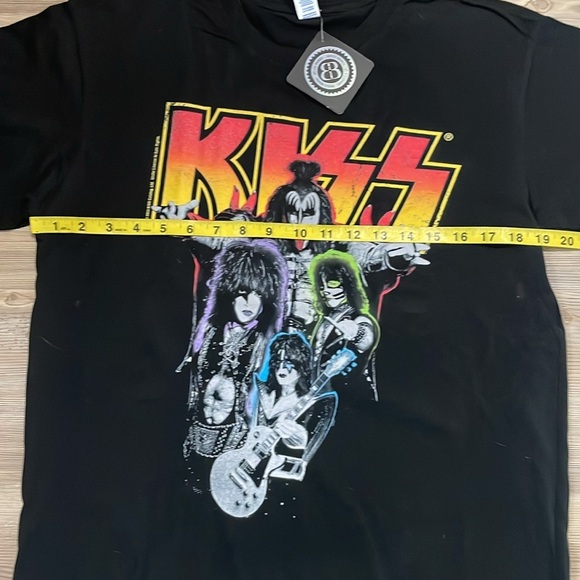 Kiss Gene Simmons Classic Rock Throwback T-shirt Band tee Black Mens M - Picture 6 of 12